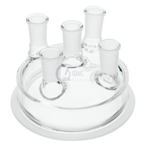 Five Neck Reaction Flask Lid