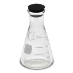 Conical Flask with Rubber Stopper