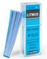 Blue Litmus Paper Strip