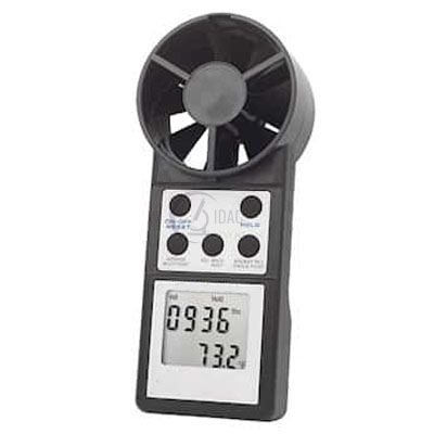 Vane Anemometer with Output and Calibration
