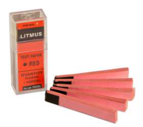 Red Litmus Paper strip