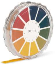 pH Color Chart pH 1-10