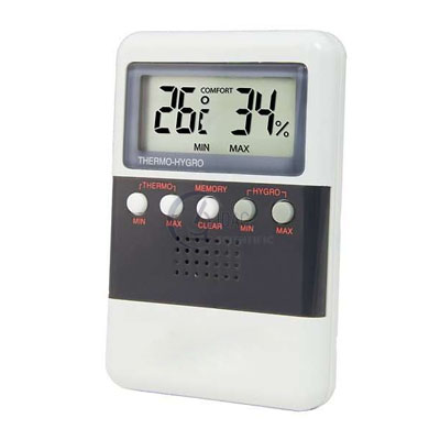 Thermohygrometer with Min/Max Function and Calibration