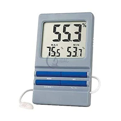 Thermohygrometer with Alarm and Remote Probe