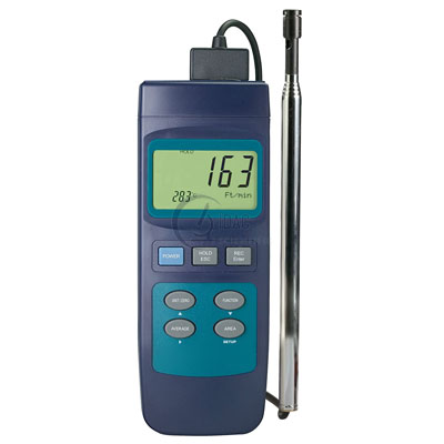 Heavy-Duty Hot-Wire Thermoanemometer with PC Interface
