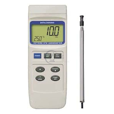 Heavy-Duty Hot-Wire Thermoanemometer with Datalogger