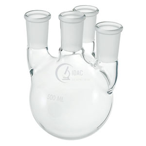Round Bottom Flask With Four Neck