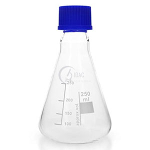 Conical Flask with Screw Cap