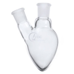 Pear Shaped Flask with Two Neck