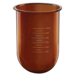 Flasks-L Amber, Without Side Cut for Dissolution Apparatus